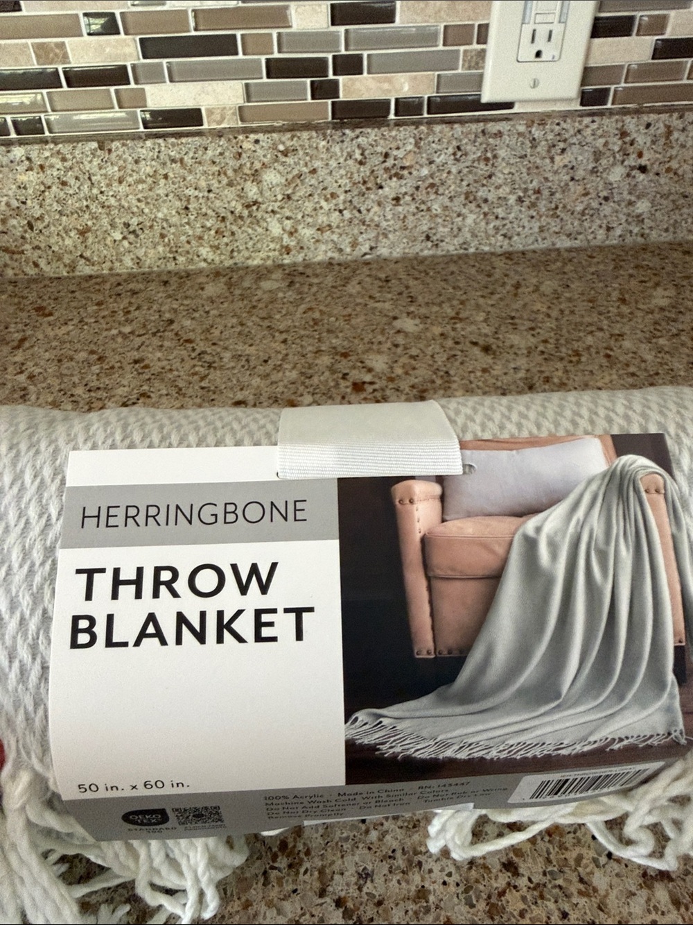 Throw Blanket - Light Gray